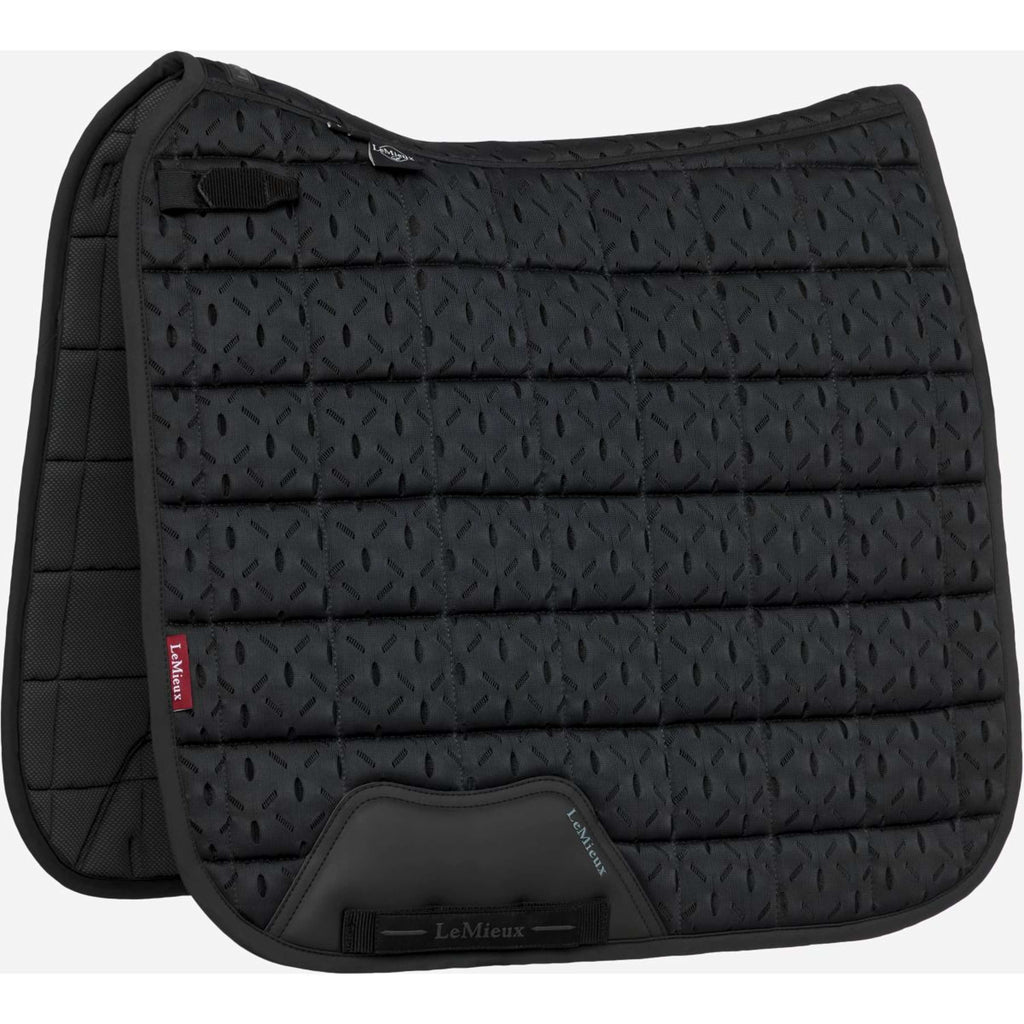LeMieux Schabracke 3D Mesh Self-Cool Square Dressur Schwarz