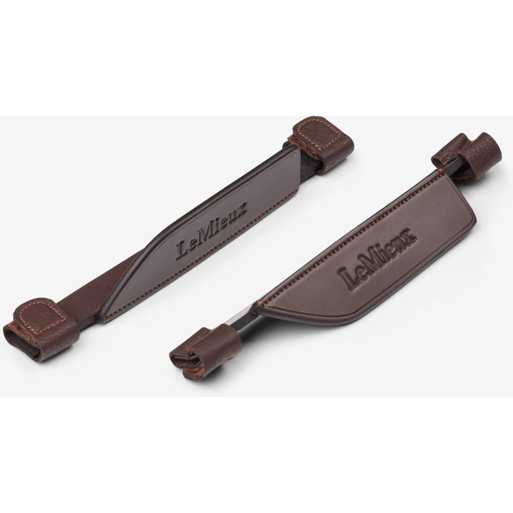LeMieux Blinker Leather Havanna