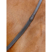 LeMieux Zügel Soft Rubber Havana/Silber