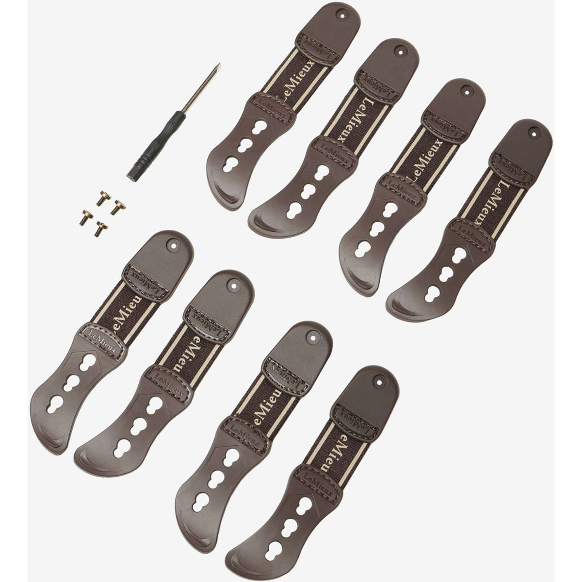 LeMieux Schließung der Reserve EXO Flex Gamaschen Braun