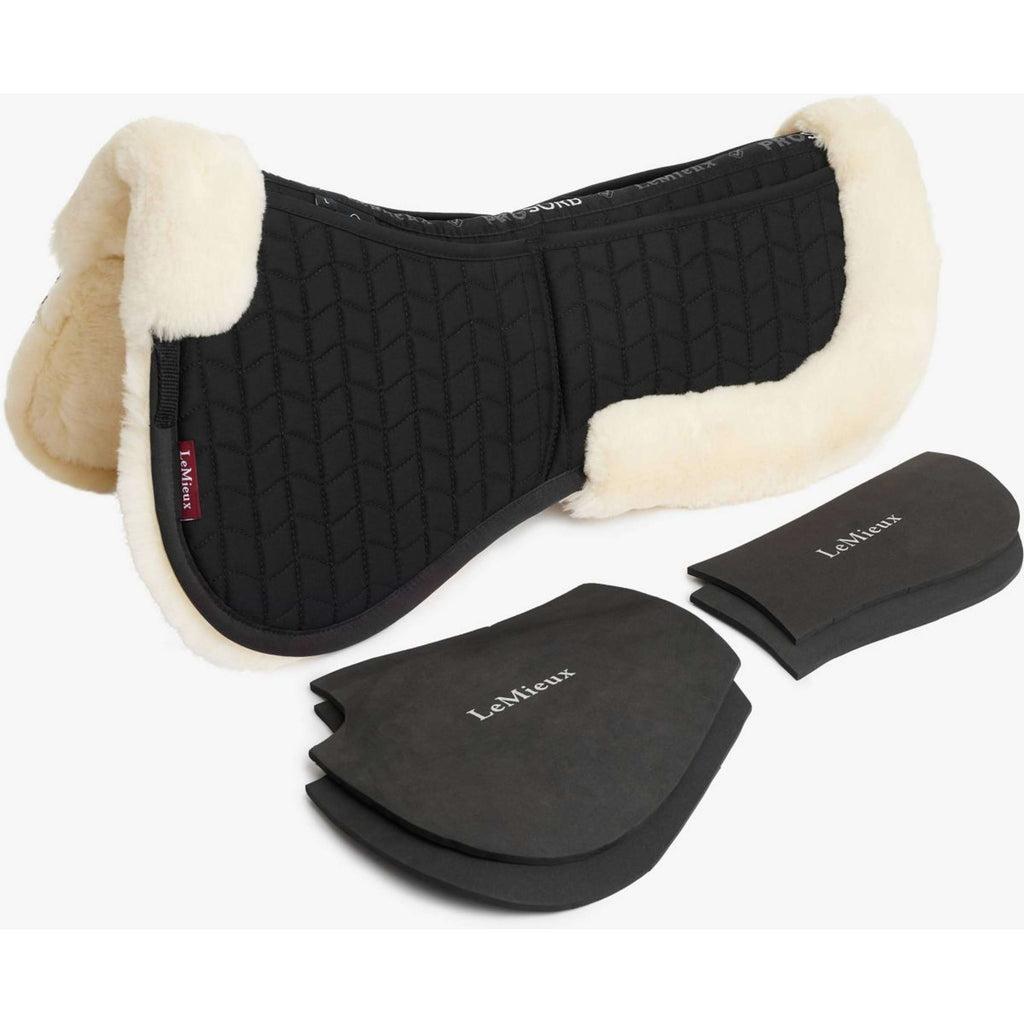 LeMieux Sattelunterleger ProLambs Pro-Sorb Schwarz/Naturell