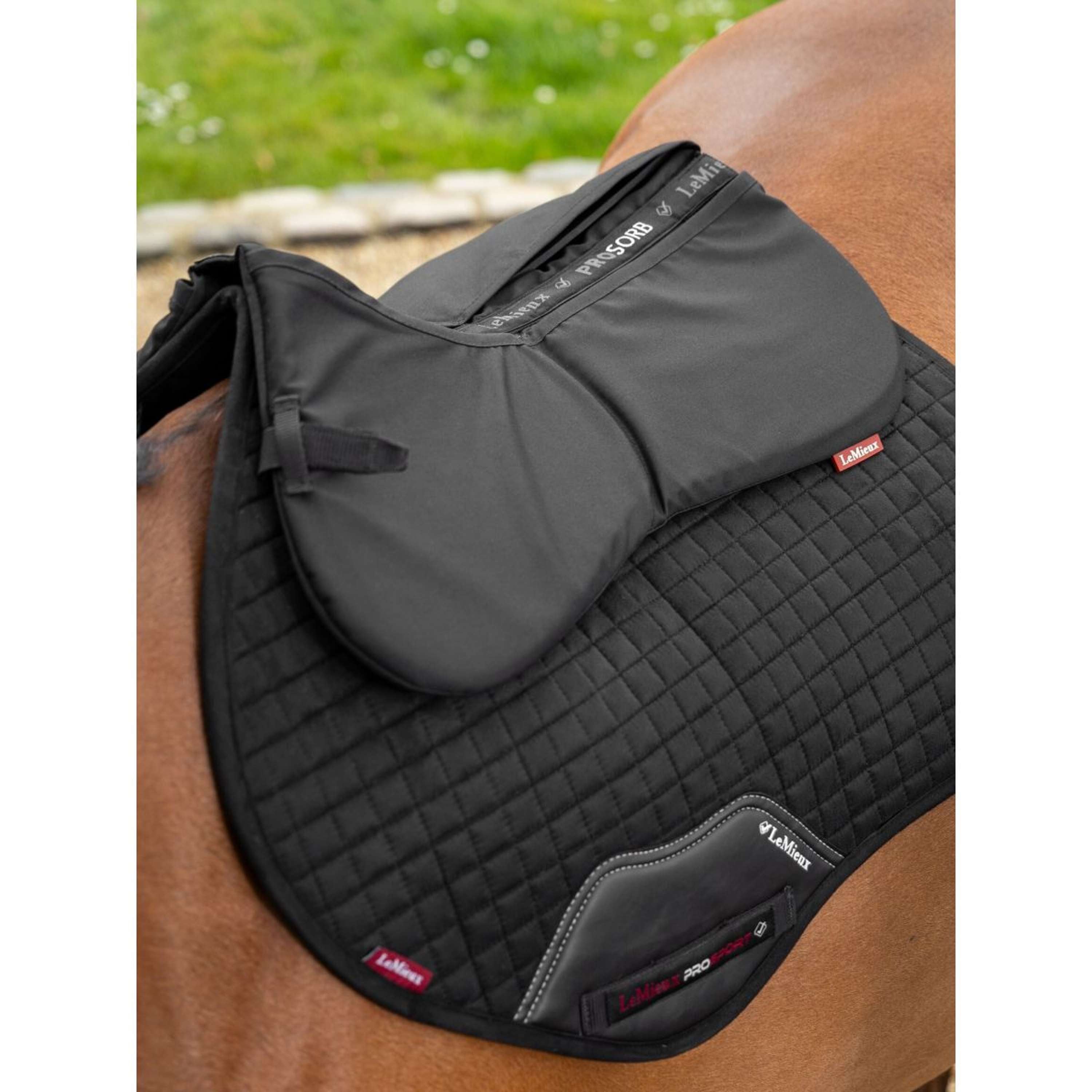 LeMieux Sattelunterleger Pro-Sorb Plain Schwarz