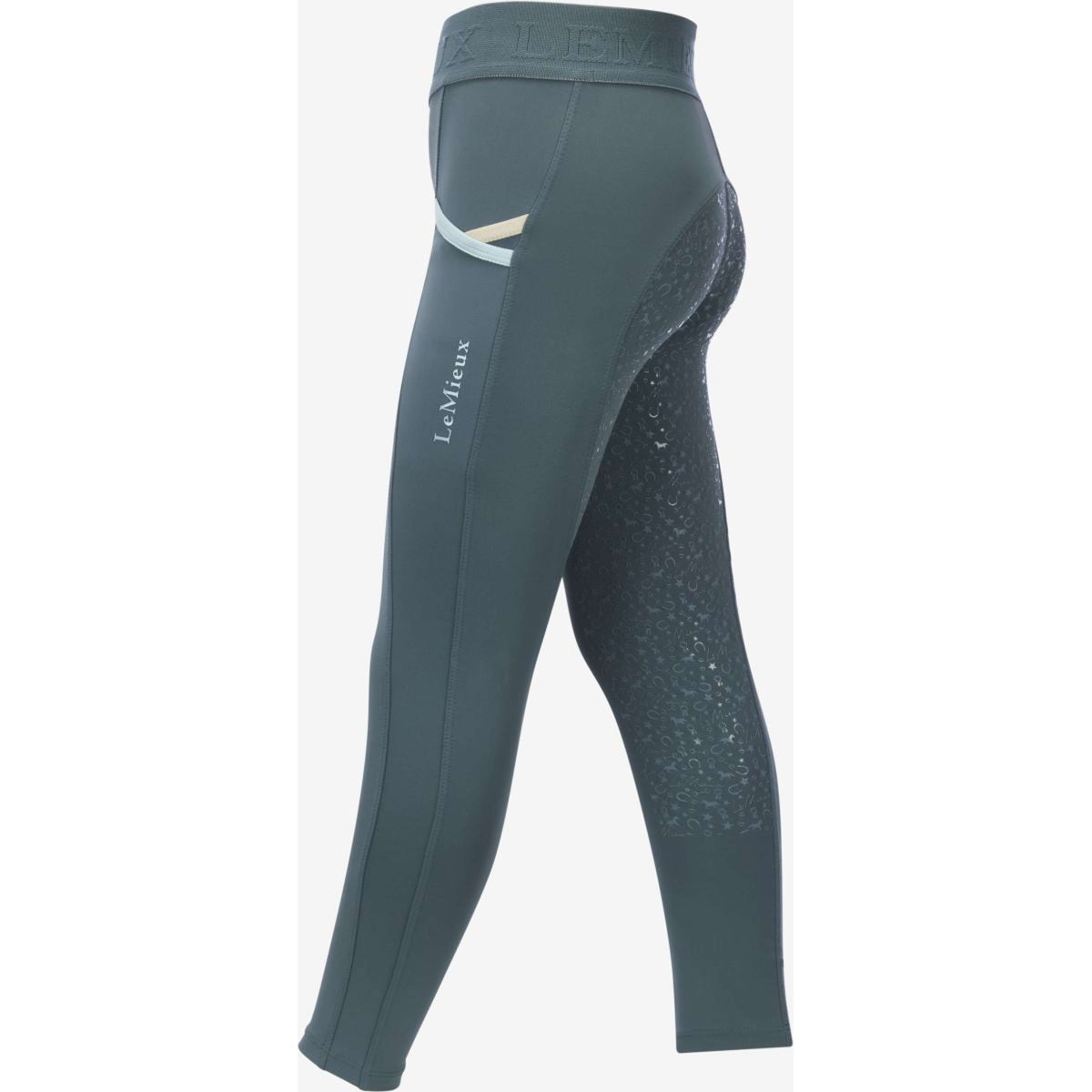 LeMieux Reitleggings Mini Petrol