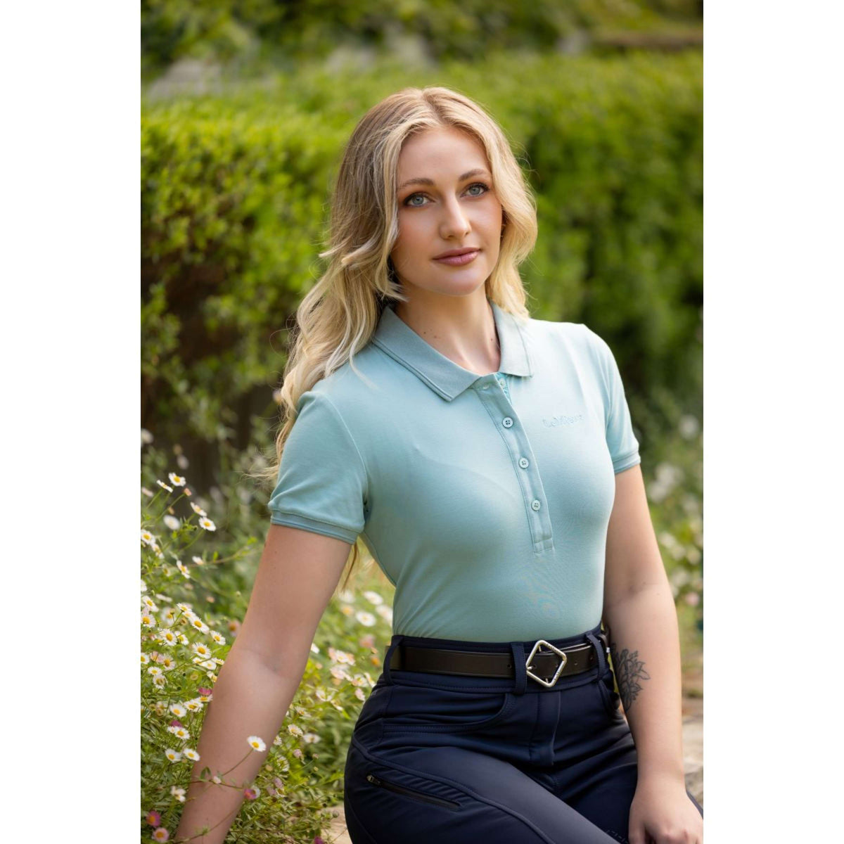 LeMieux Poloshirt Classique Aqua