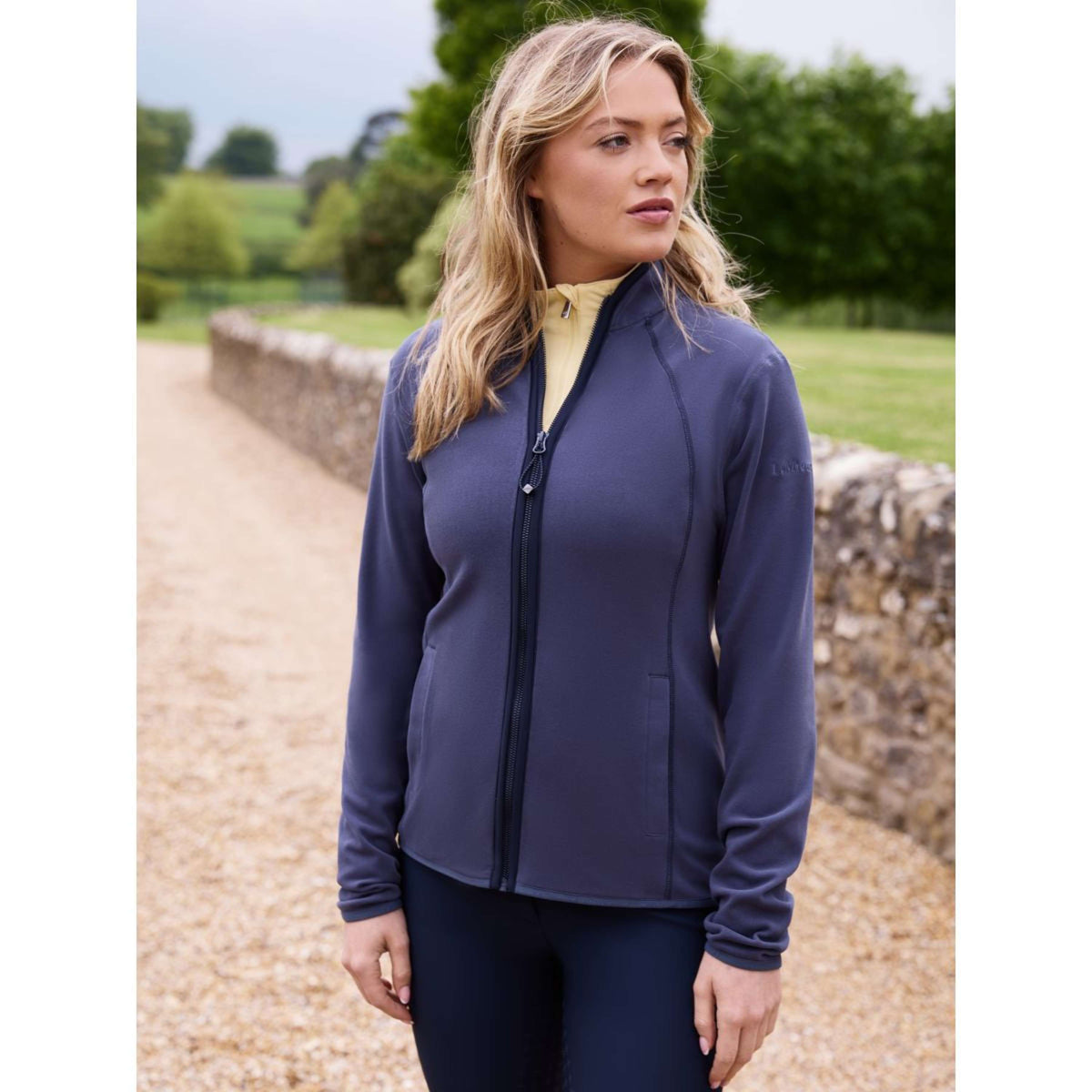 LeMieux Jacke Faye Fleece Dusk Blau