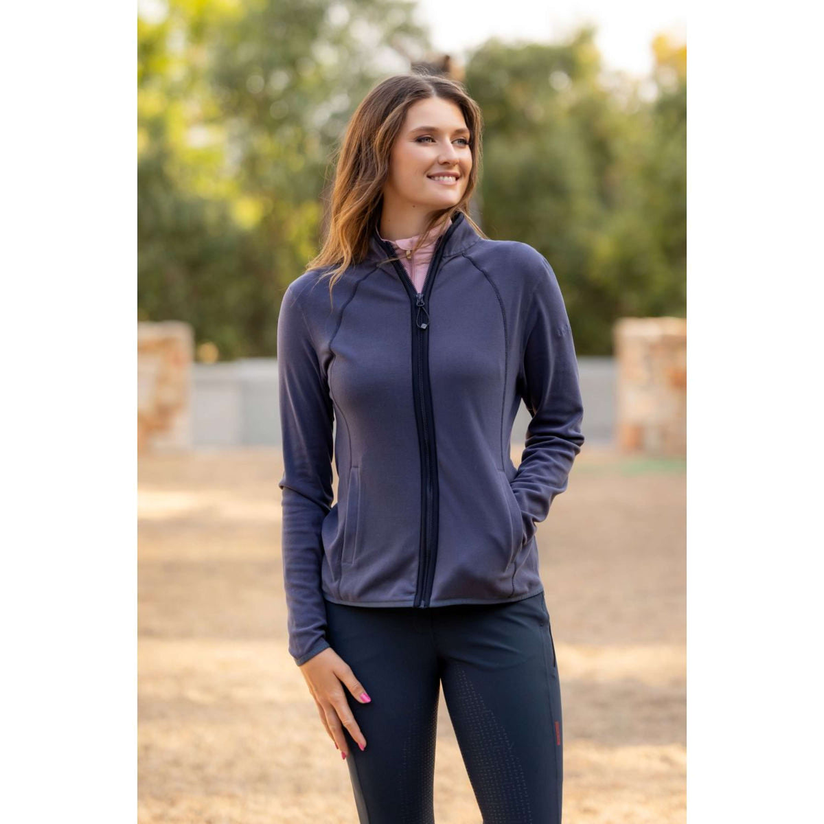 LeMieux Jacke Faye Fleece Dusk Blau