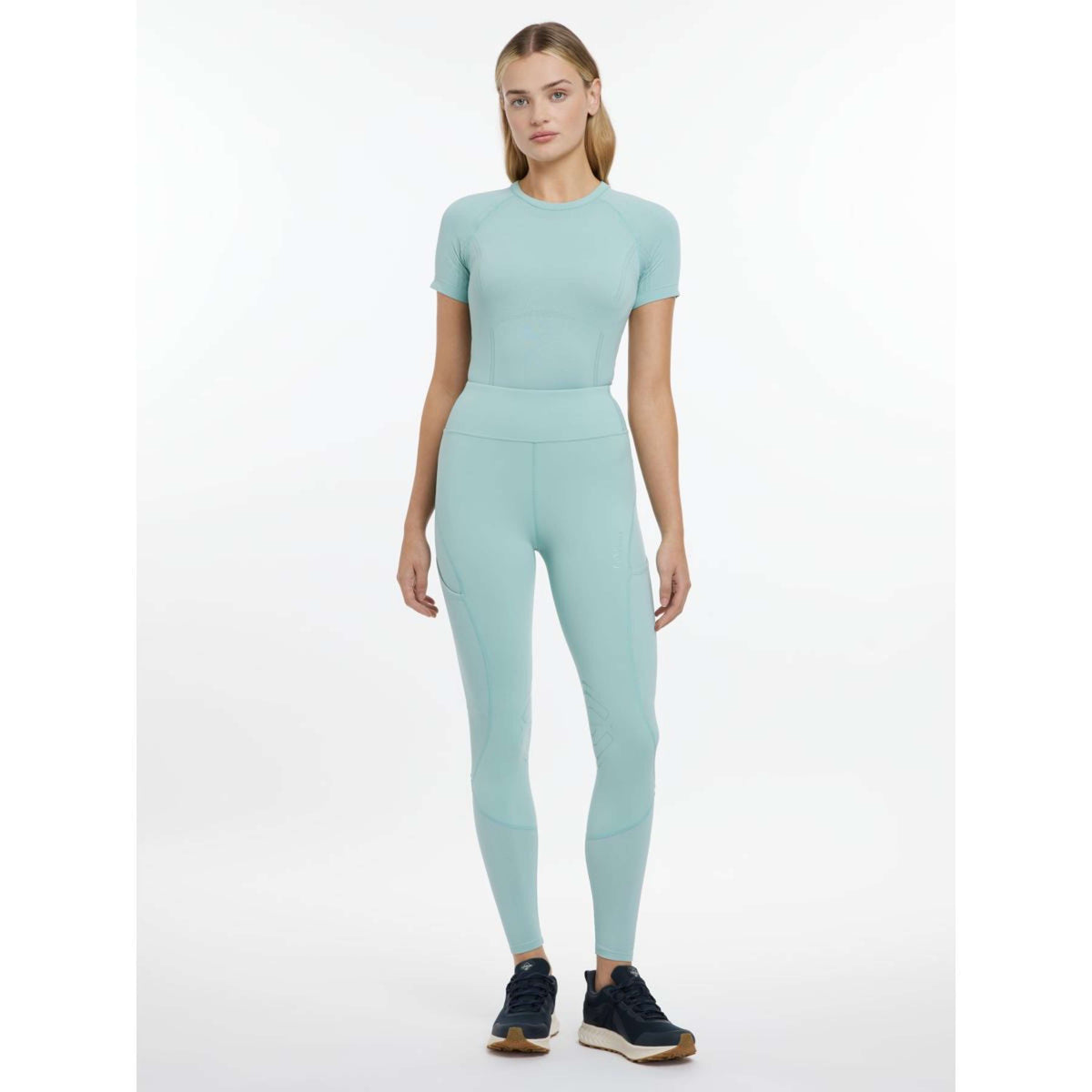 LeMieux Reitleggings Lydia Mesh Aqua