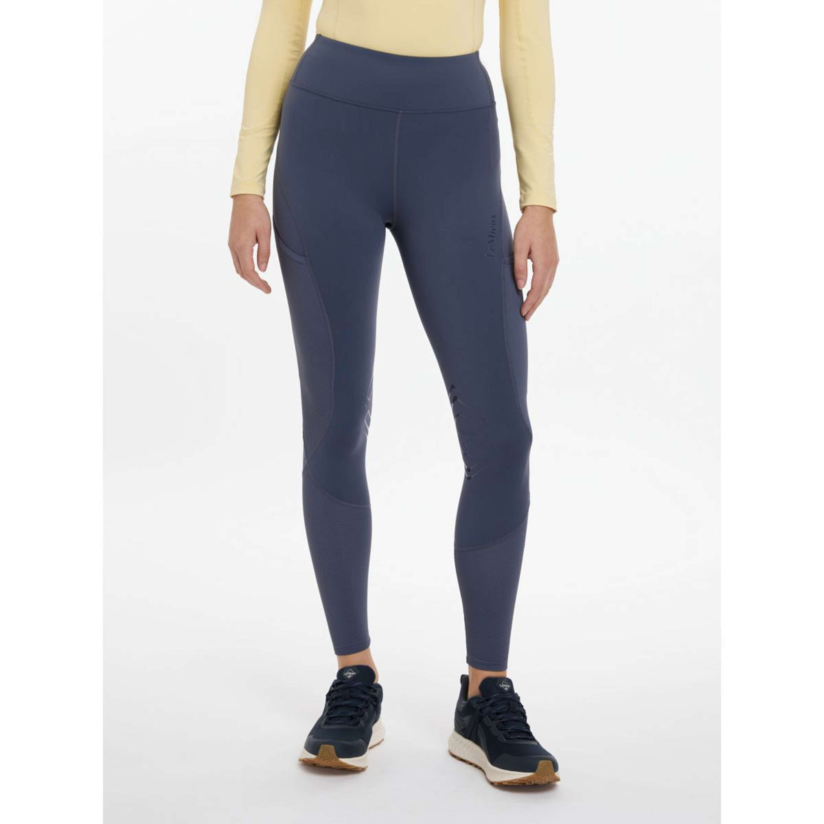 LeMieux Reitleggings Lydia Mesh Dusk Blau