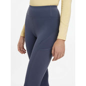 LeMieux Reitleggings Lydia Mesh Dusk Blau