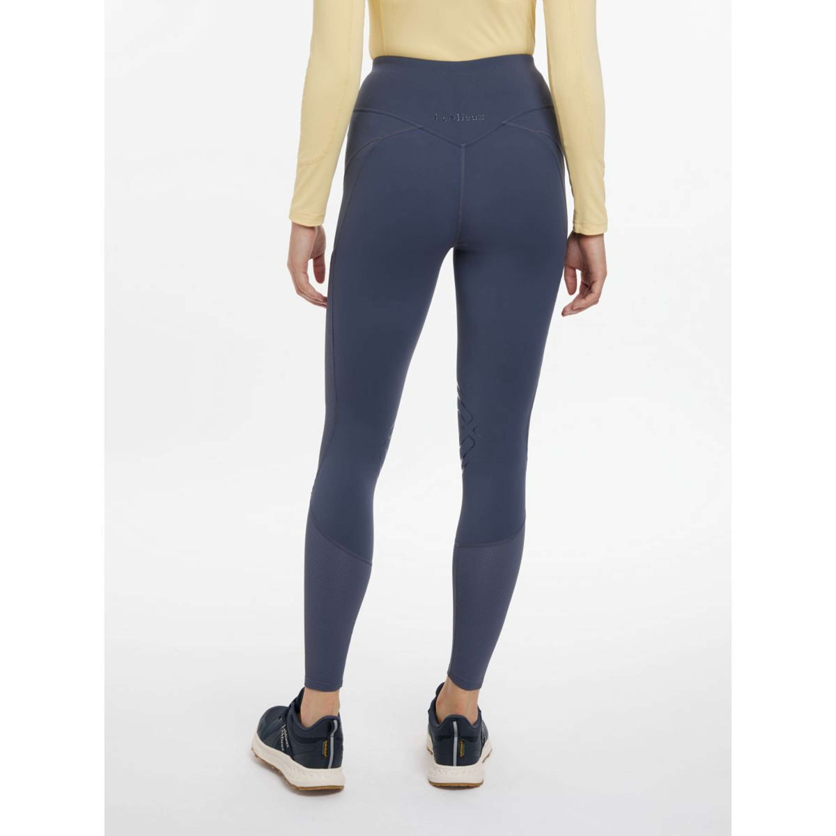 LeMieux Reitleggings Lydia Mesh Dusk Blau