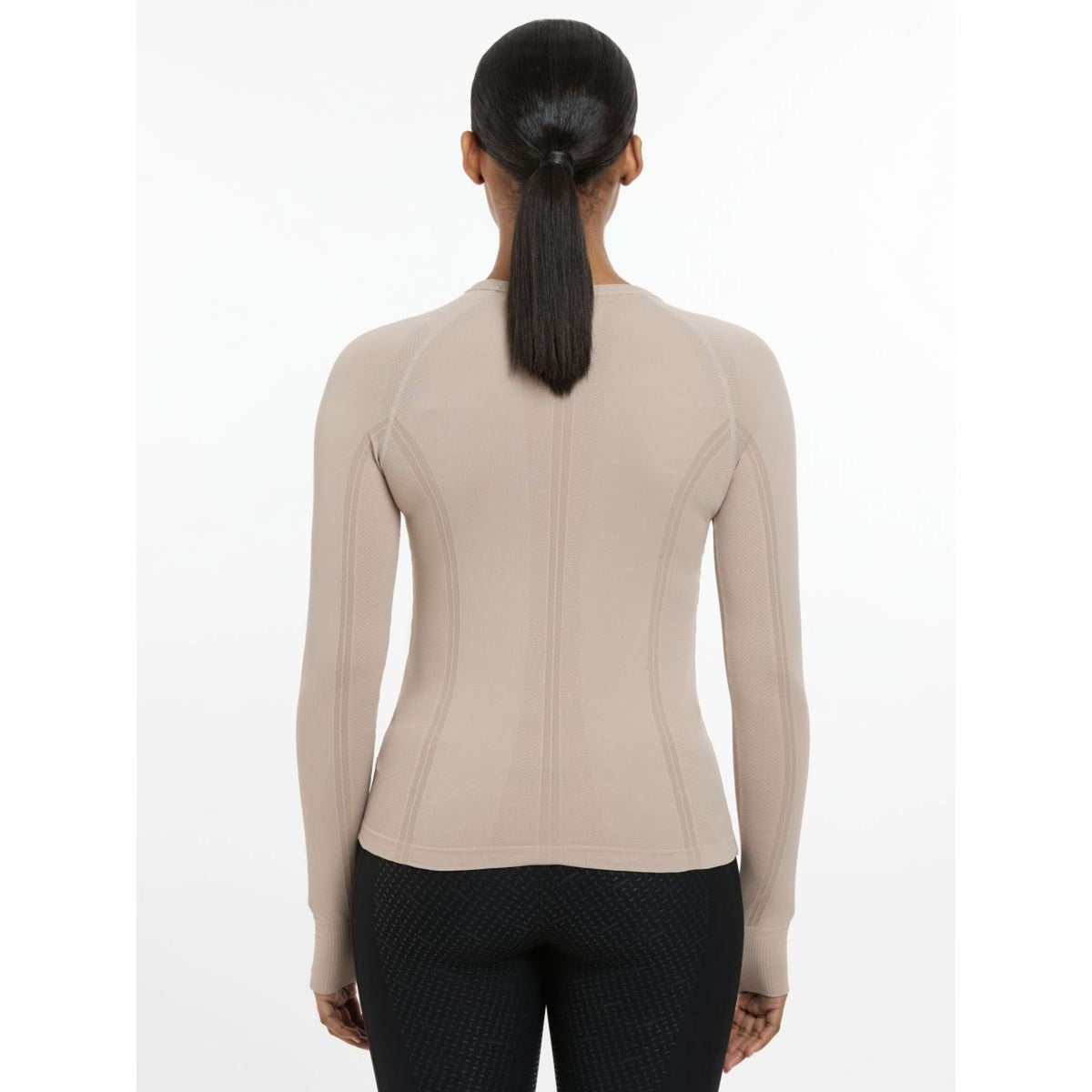 LeMieux Shirt Britney Seamless Lange Ärmel Almond