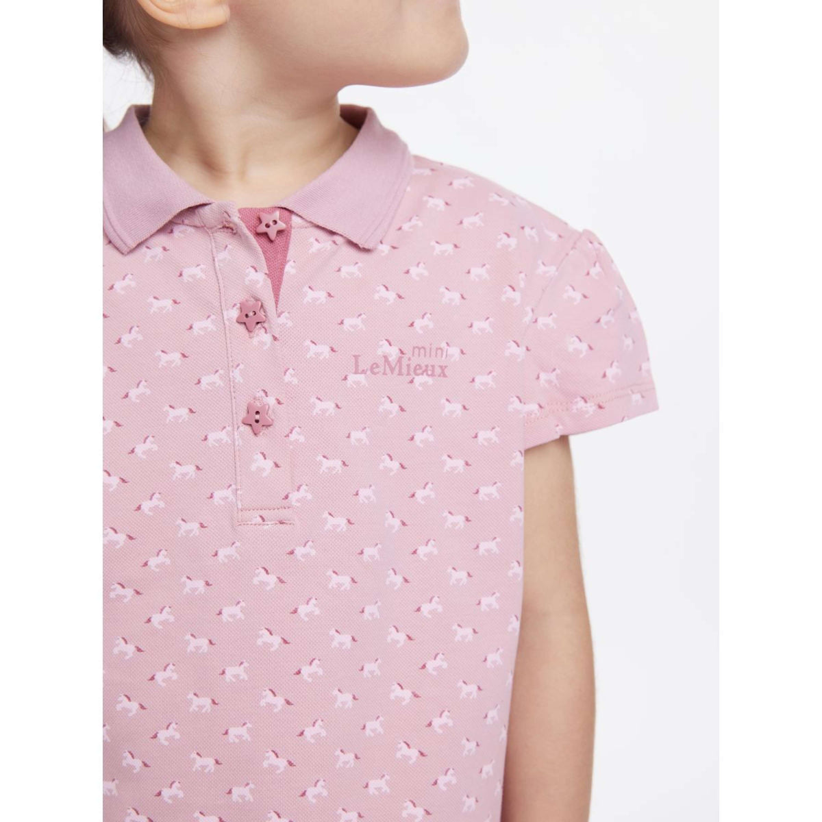 LeMieux Poloshirt SS25 Mini Kinder Blossom