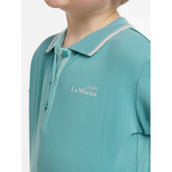 LeMieux Poloshirt SS25 Mini Kinder Lagoon