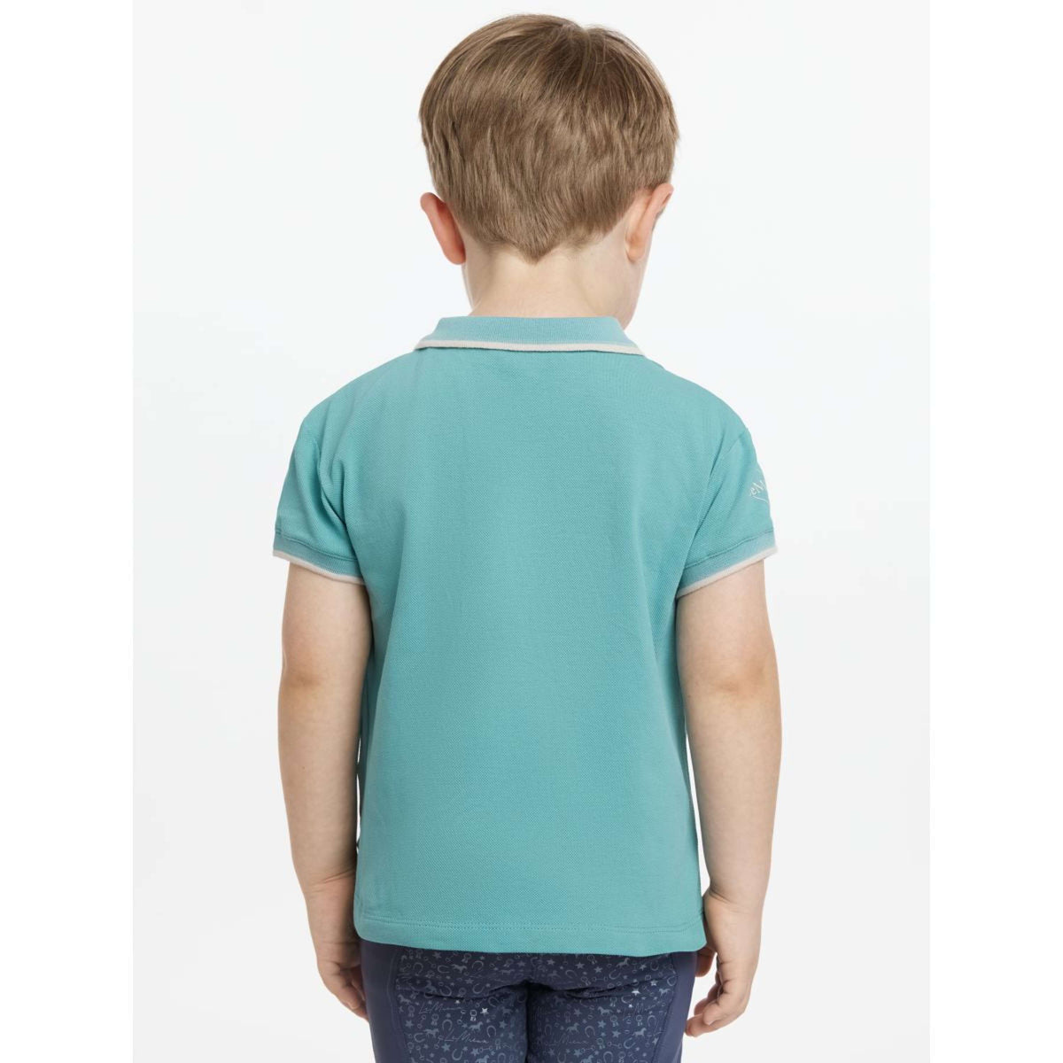 LeMieux Poloshirt SS25 Mini Kinder Lagoon