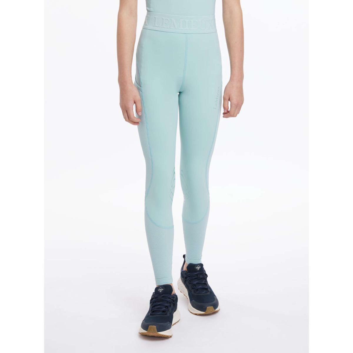 LeMieux Reitleggings Lizzie Mesh Kinder Aqua