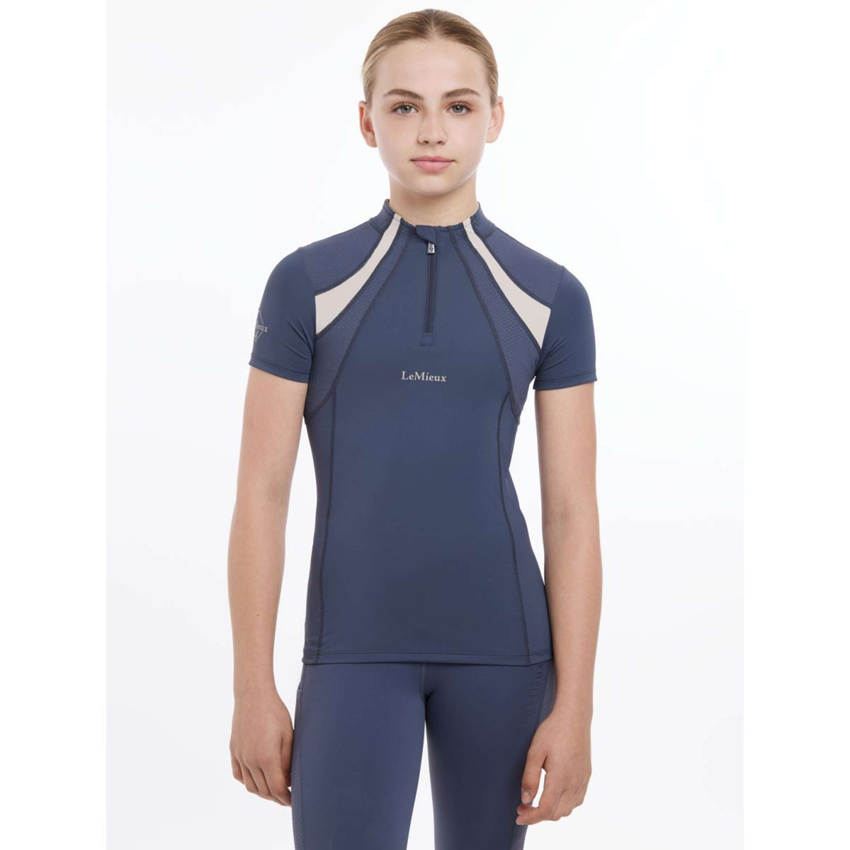 LeMieux Baselayer Mia Mesh Kinder Dusk Blau