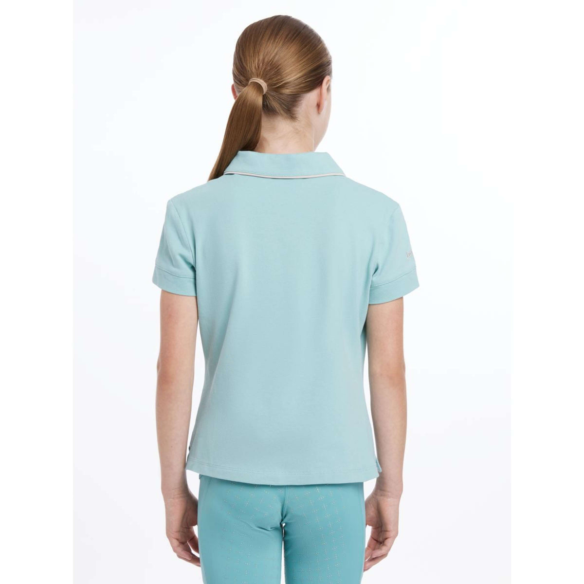 LeMieux Poloshirt SS25 Kinder Aqua