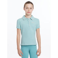 LeMieux Poloshirt SS25 Kinder Aqua