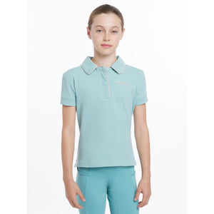 LeMieux Poloshirt SS25 Kinder Aqua