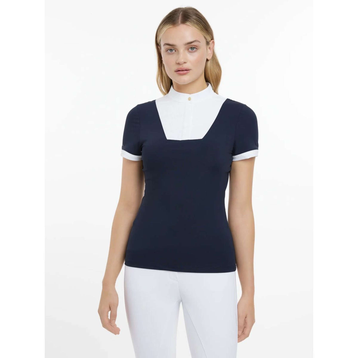 LeMieux Turniershirt Sophia Kurze Ärmel Navy
