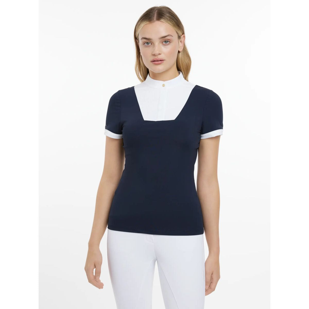 LeMieux Turniershirt Sophia Kurze Ärmel Navy