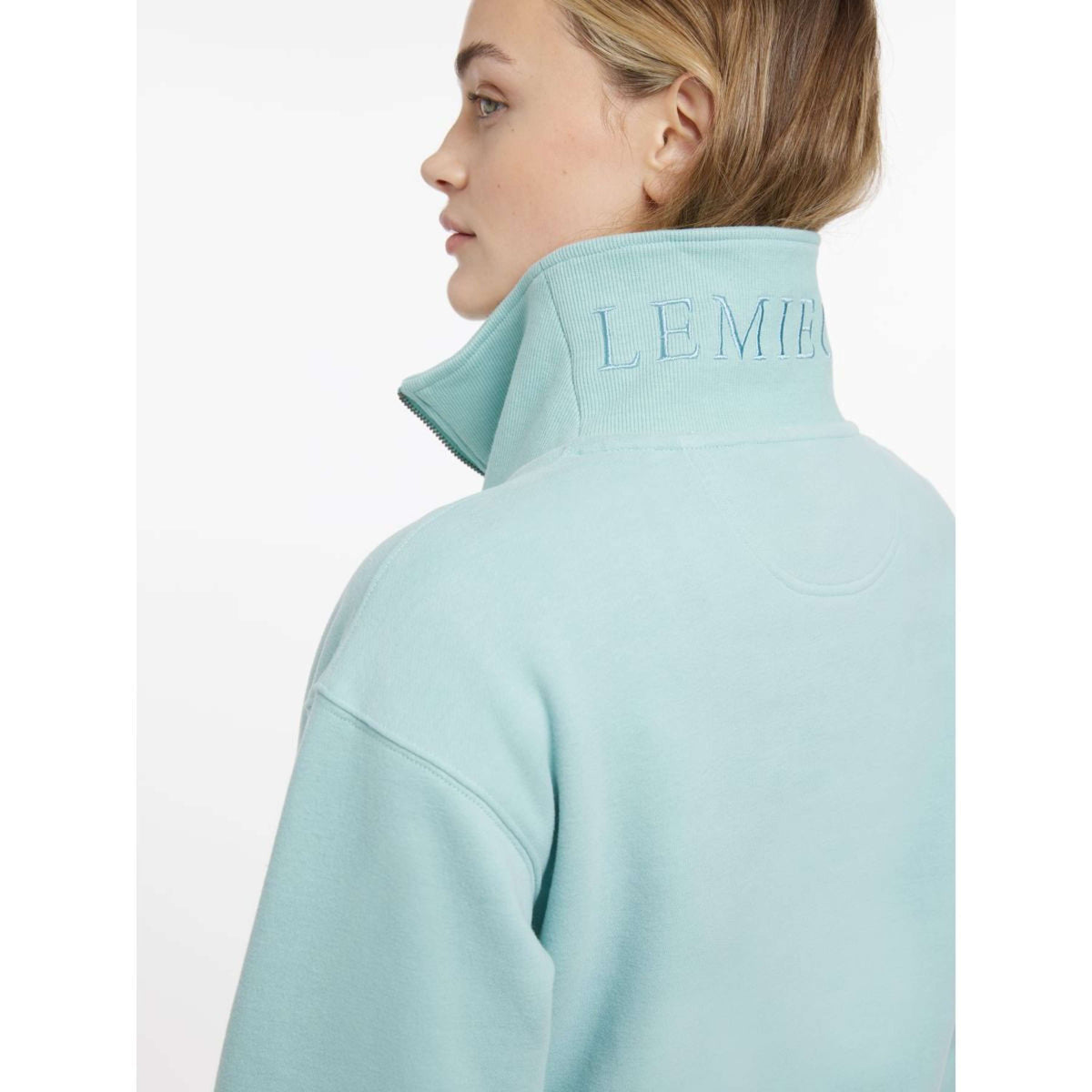 LeMieux Sweater Keira Quarter Aqua