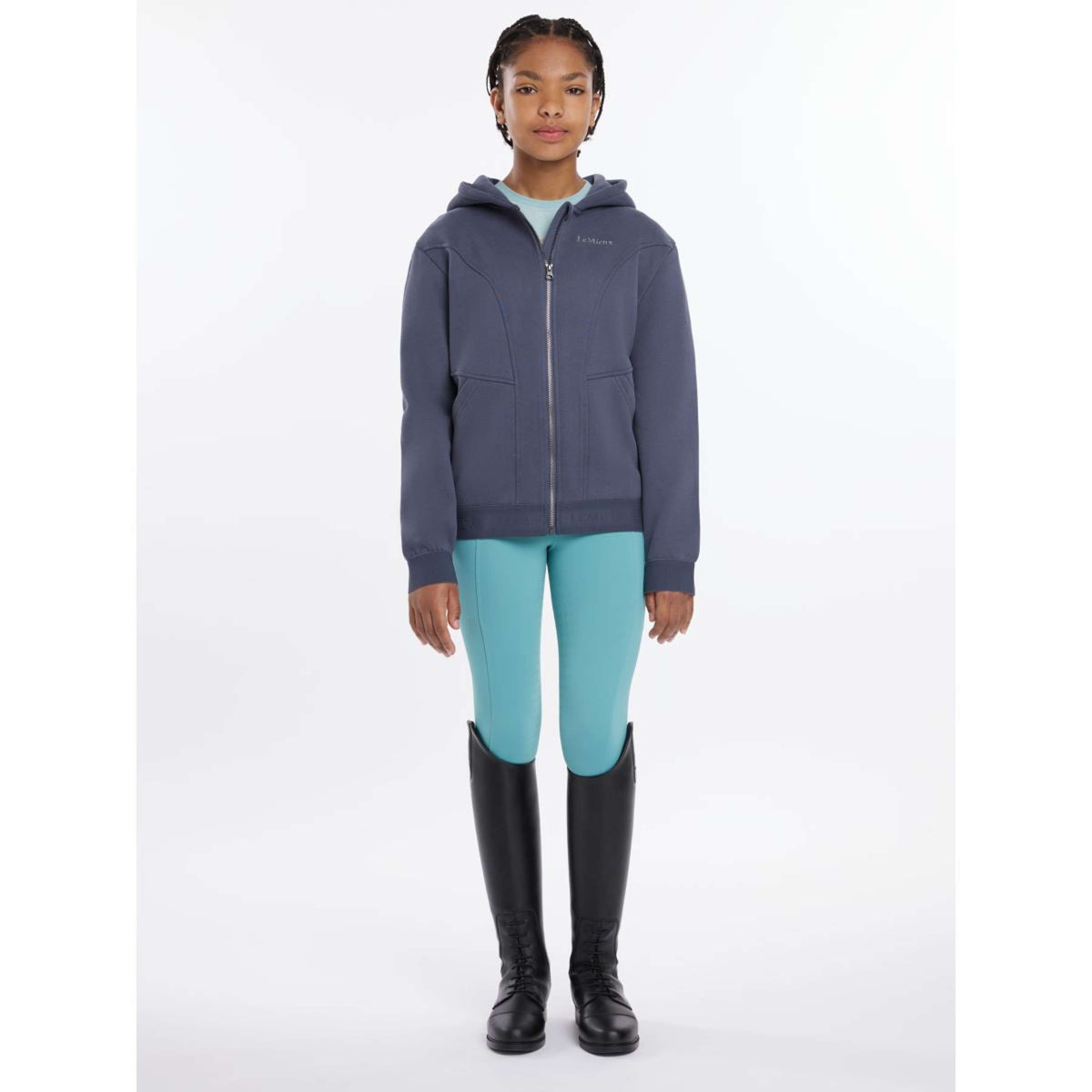 LeMieux Hoodie Hadley Kinder Dusk Blau