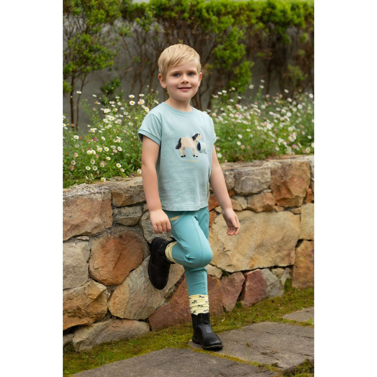 LeMieux T-Shirt Alex Tee Kinder Aqua