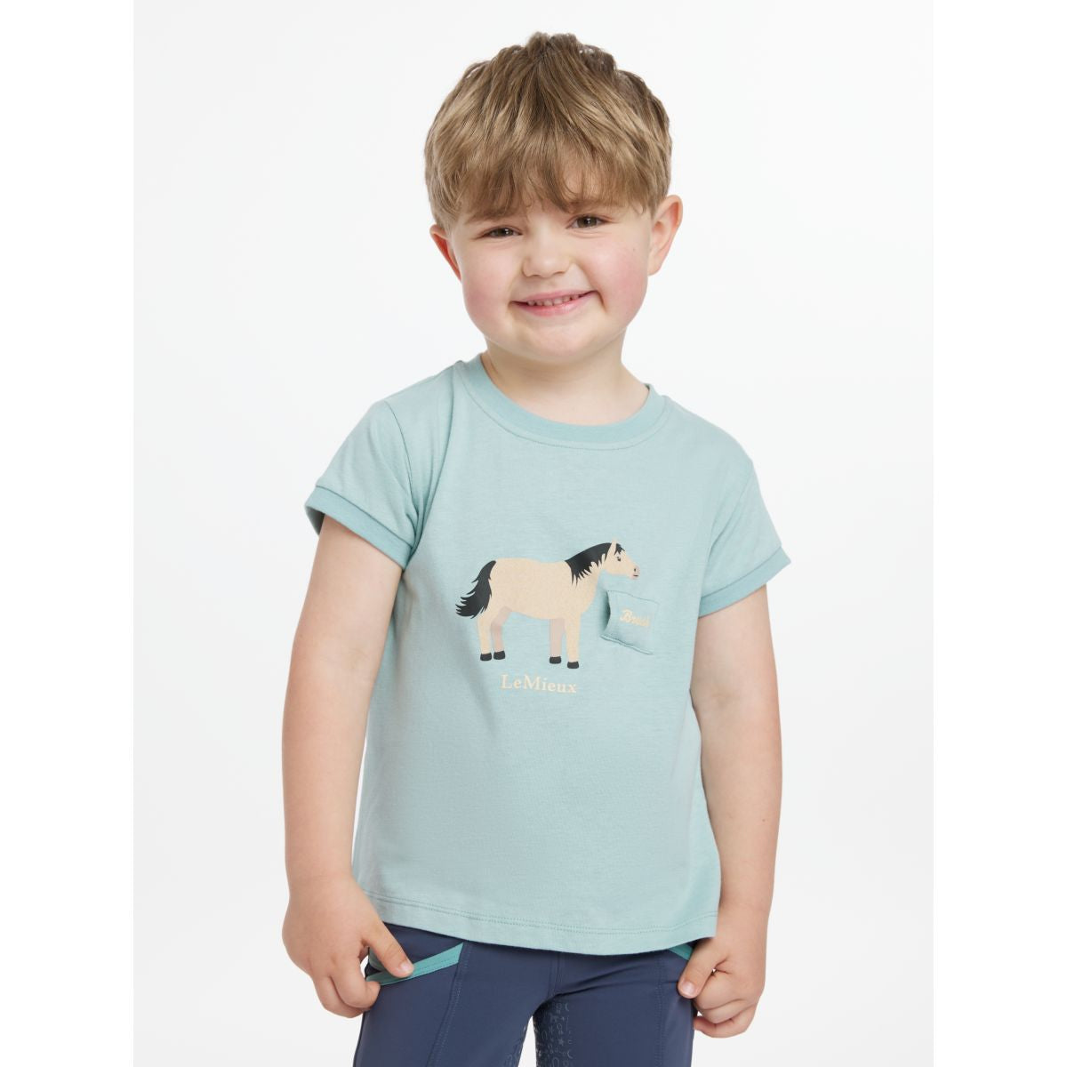 LeMieux T-Shirt Alex Tee Kinder Aqua