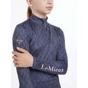 LeMieux Baselayer Clea Crew Kinder Dusk Blau