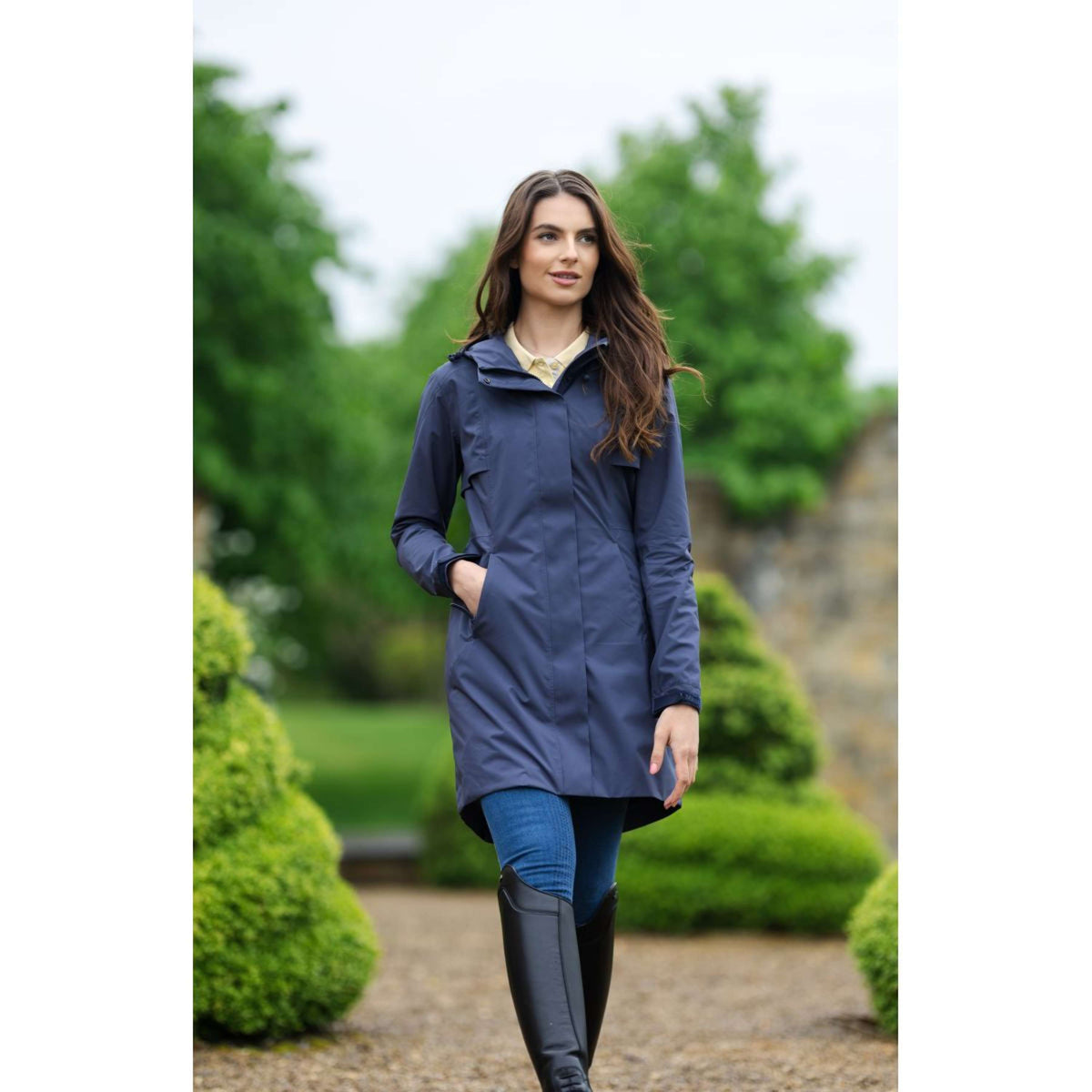 LeMieux Regenjacke Grace Long Dusk Blau