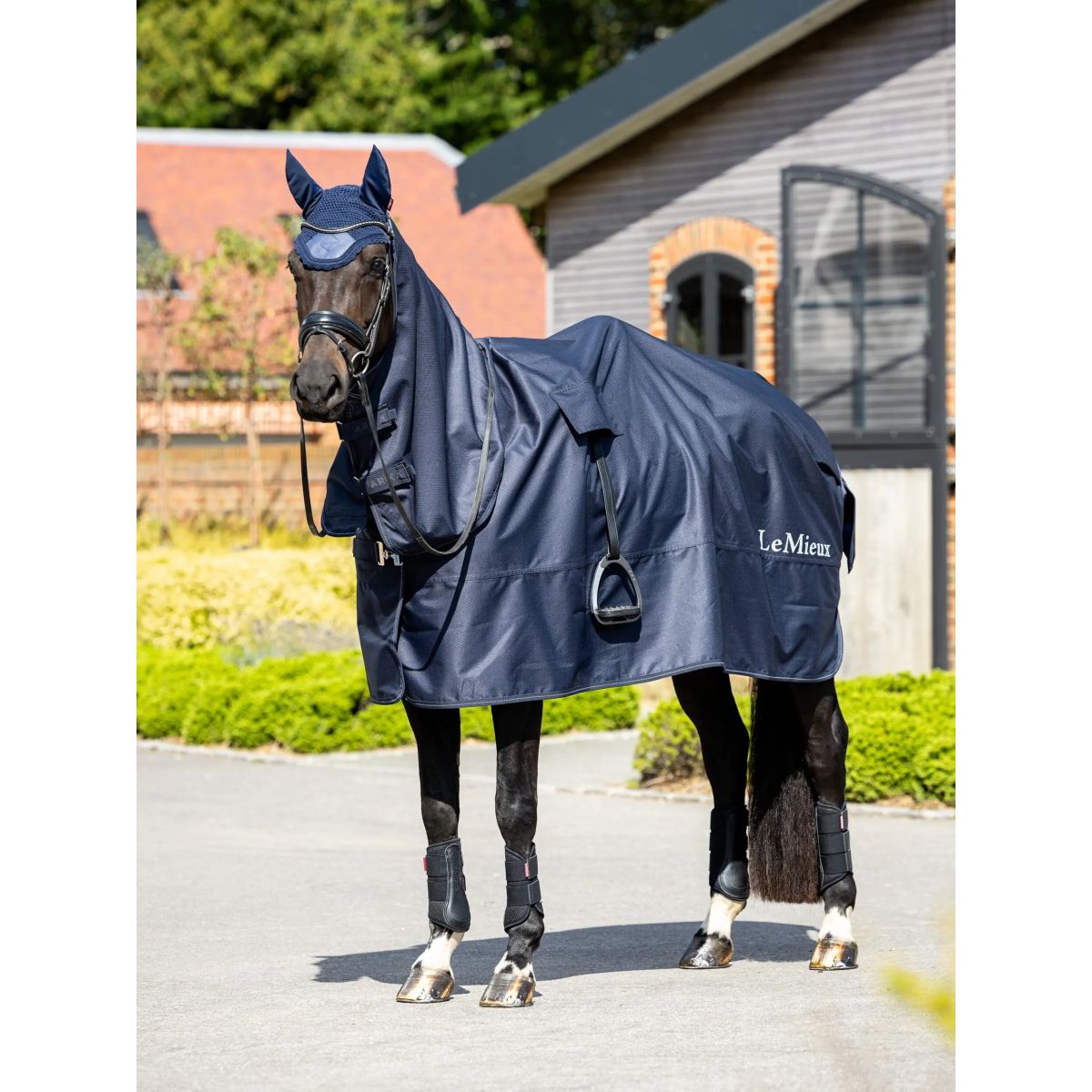 LeMieux Ausreitdecke Rain Navy