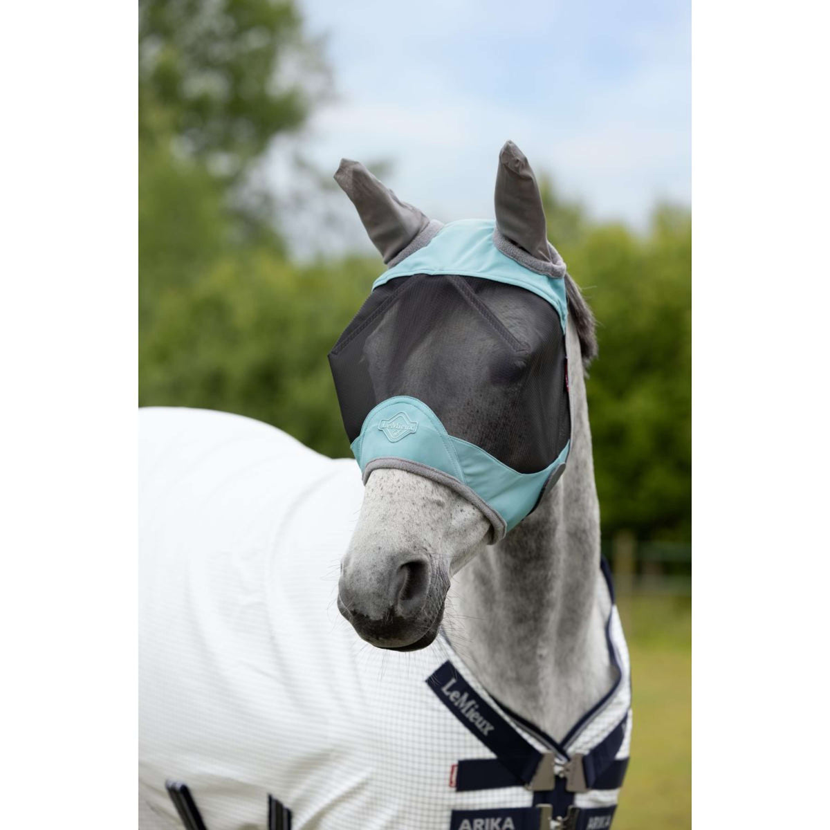 LeMieux Fliegenmaske Visor-Tek Half Lagoon