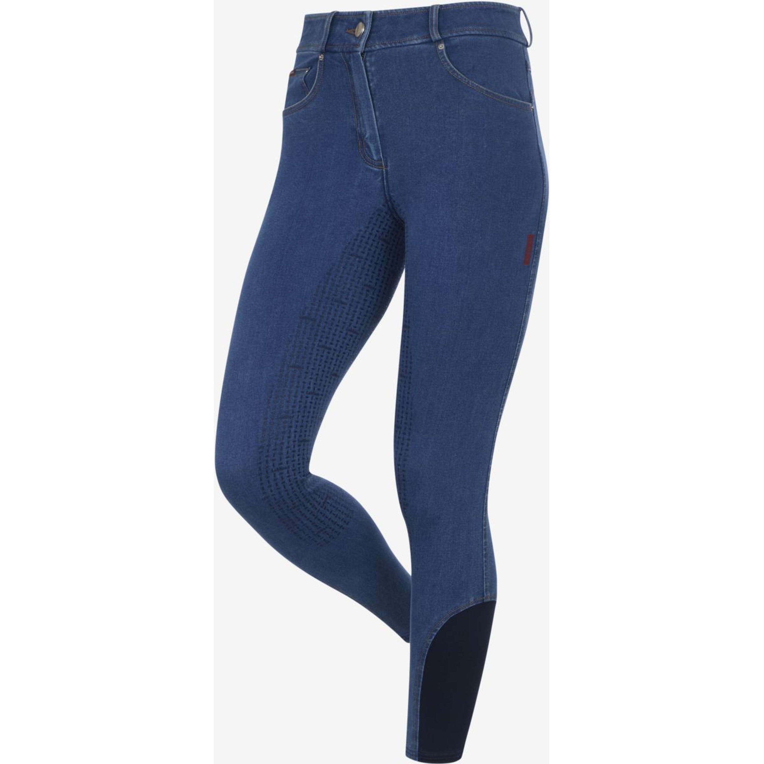 LeMieux Reithose Dolly Denim Full Grip Denim