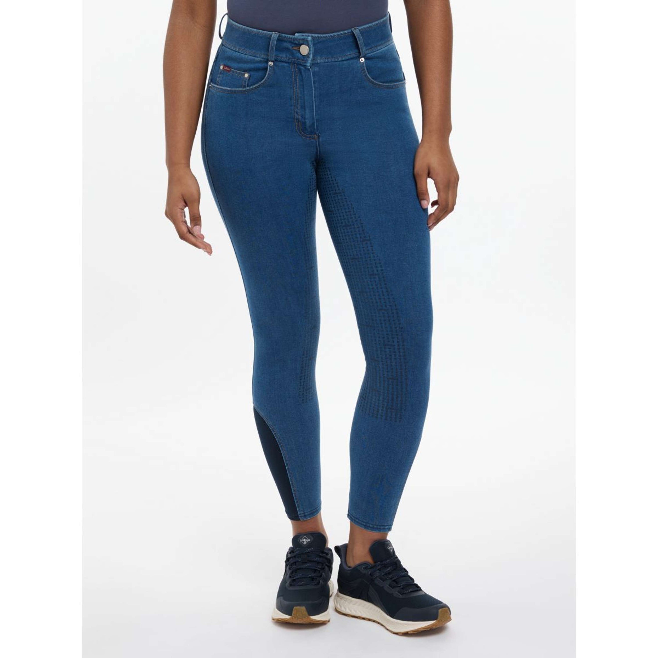 LeMieux Reithose Dolly Denim Full Grip Denim LeMieux Reithose Dolly Denim Full Grip Denim