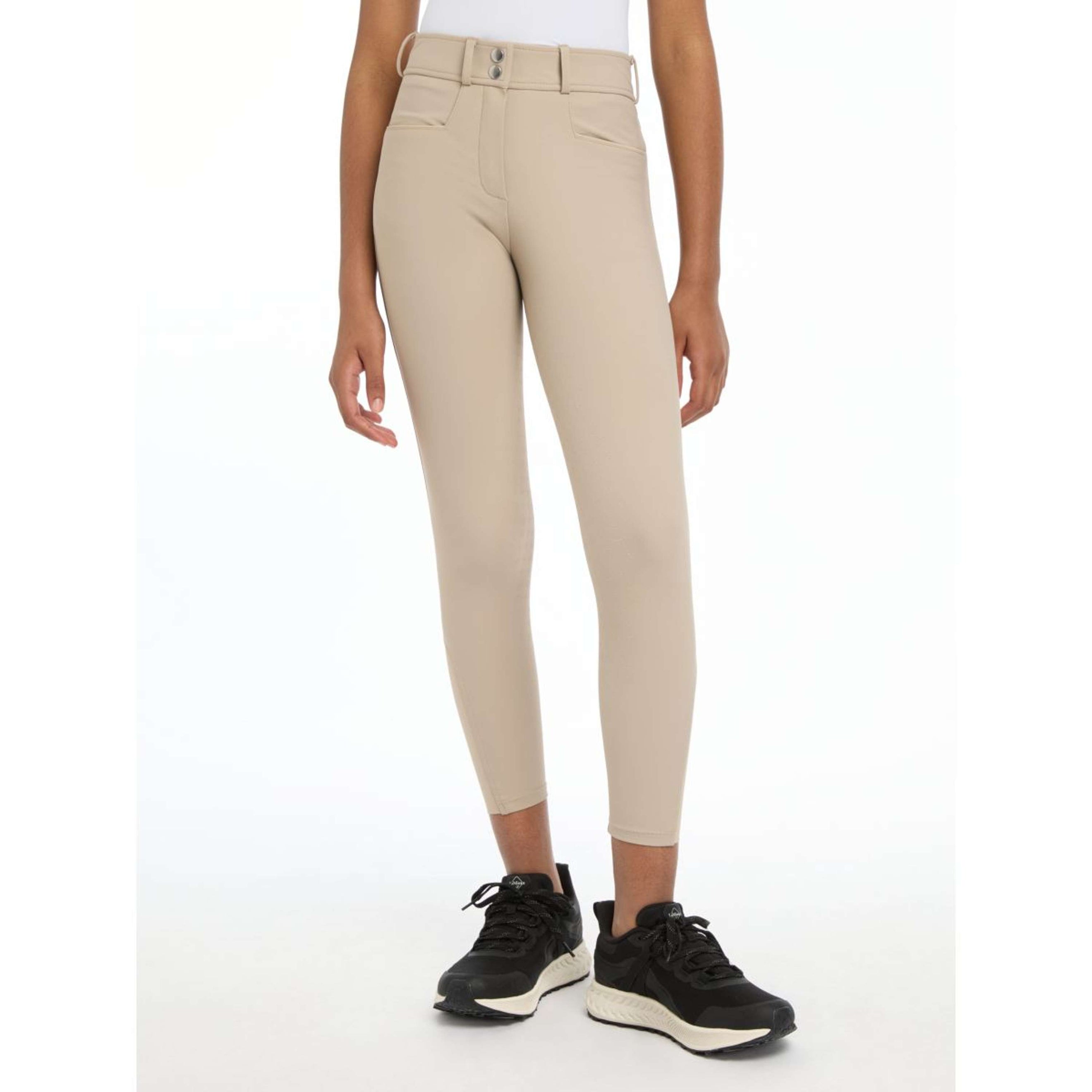 LeMieux Reithose Izzy Kids Full Grip Almond
