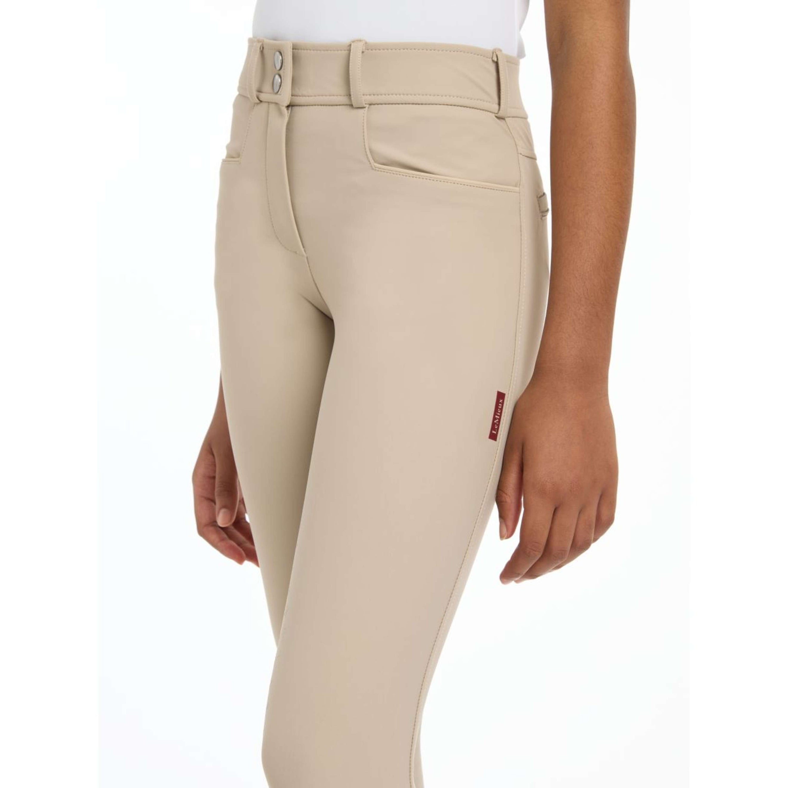 LeMieux Reithose Izzy Kids Full Grip Almond LeMieux Reithose Izzy Kids Full Grip Almond