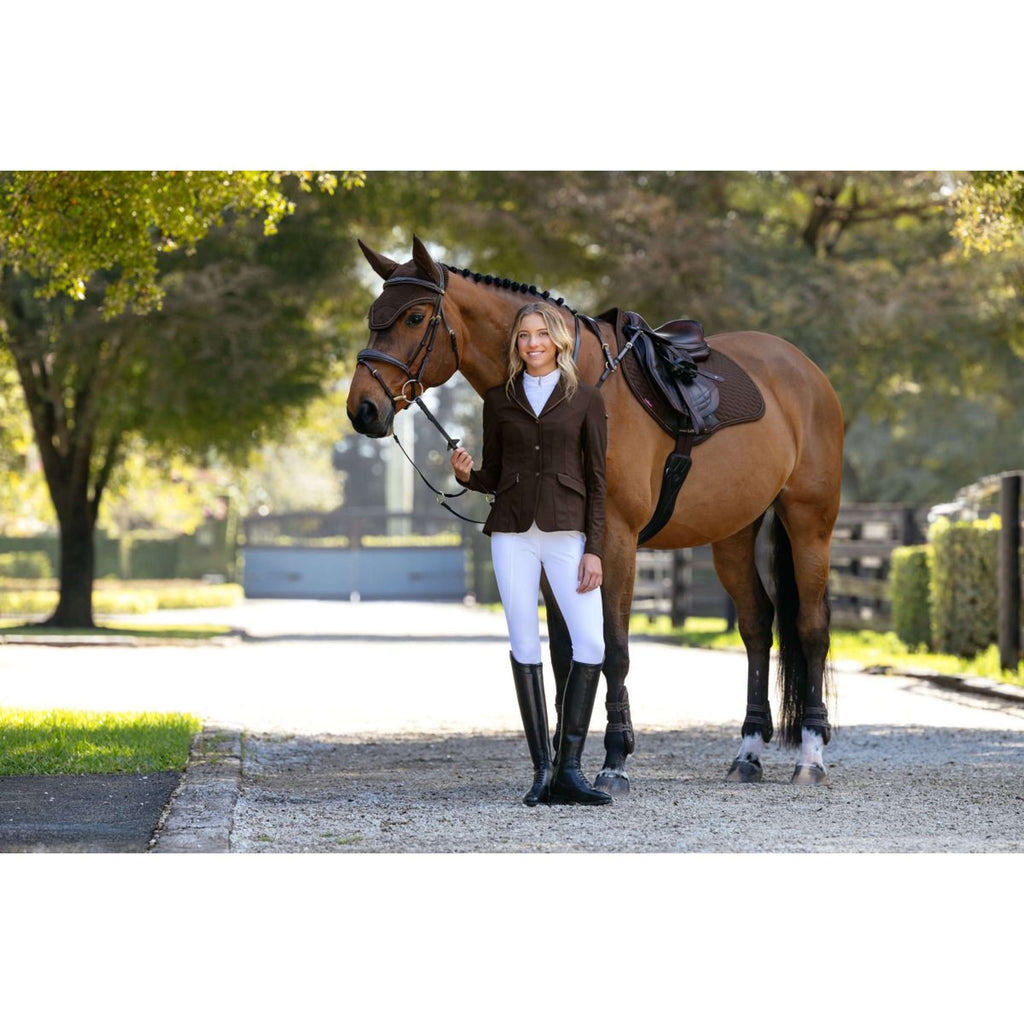 LeMieux Schabracke Brilliance Close Contact Square Springen Espresso