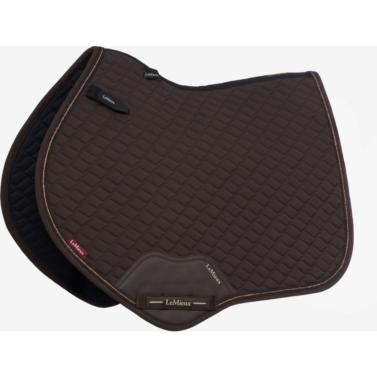 LeMieux Schabracke Brilliance Close Contact Square Springen Espresso