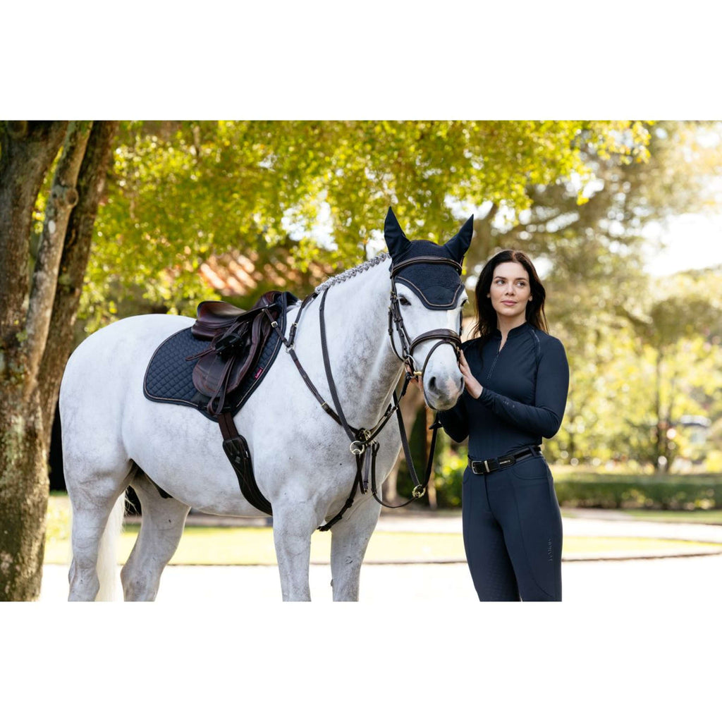 LeMieux Schabracke Brilliance Close Contact Square Springen Navy