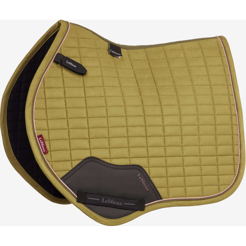 LeMieux Schabracke Suede Close Contact Square Springen Gooseberry