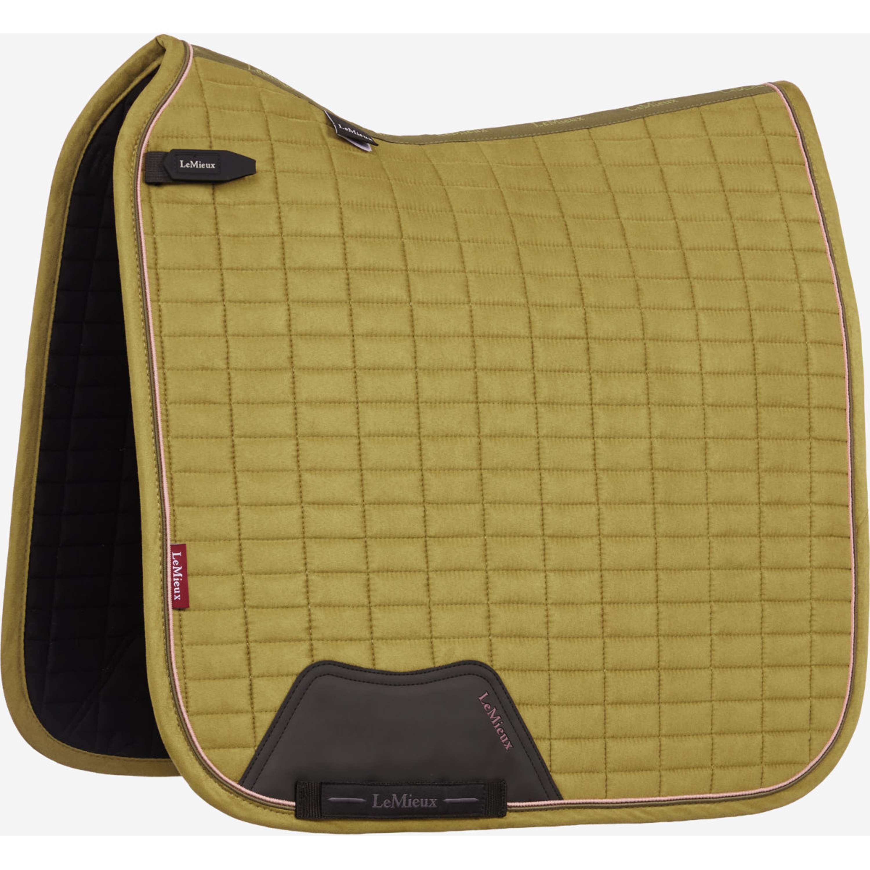 LeMieux Schabracke Suede Square Dressur Gooseberry