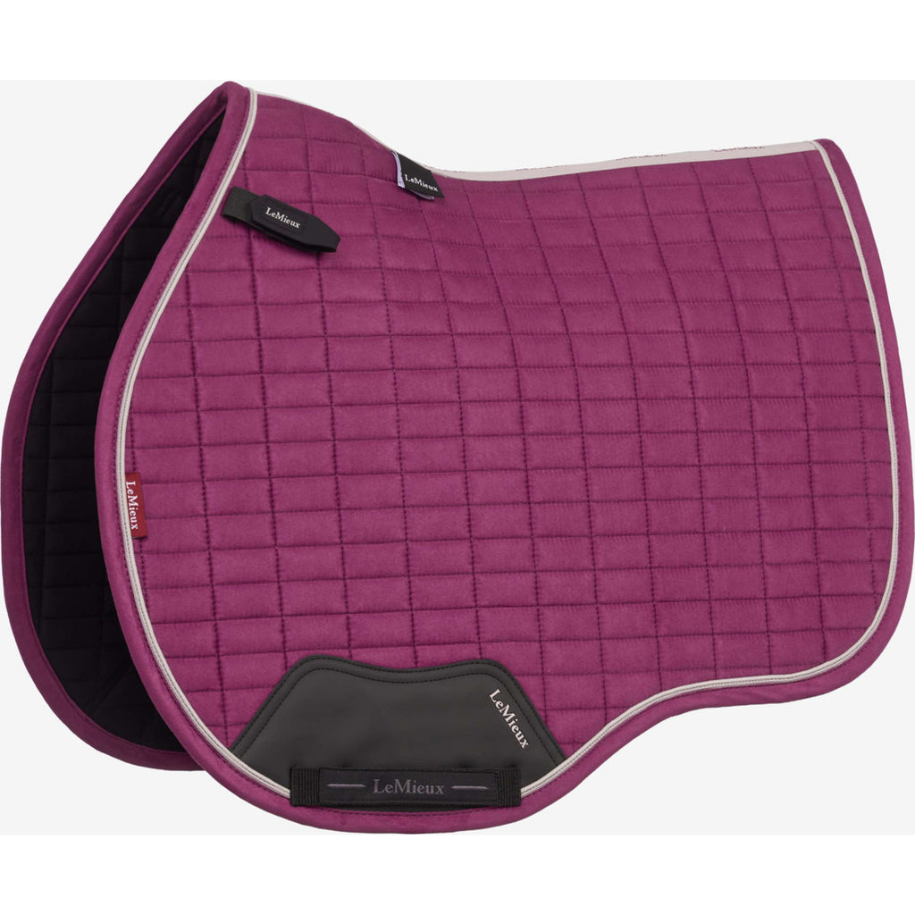 LeMieux Schabracke Suede Square Vielseitigkeit Blackberry