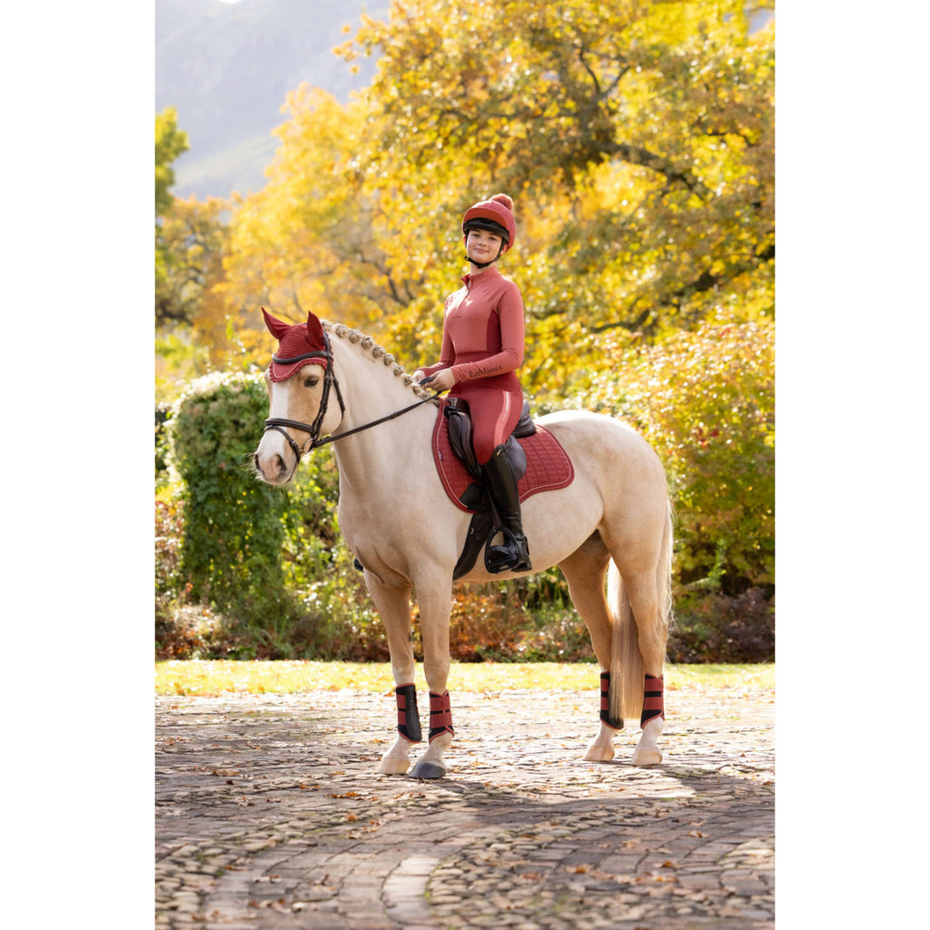 LeMieux Schabracke Suede Square Vielseitigkeit Russet