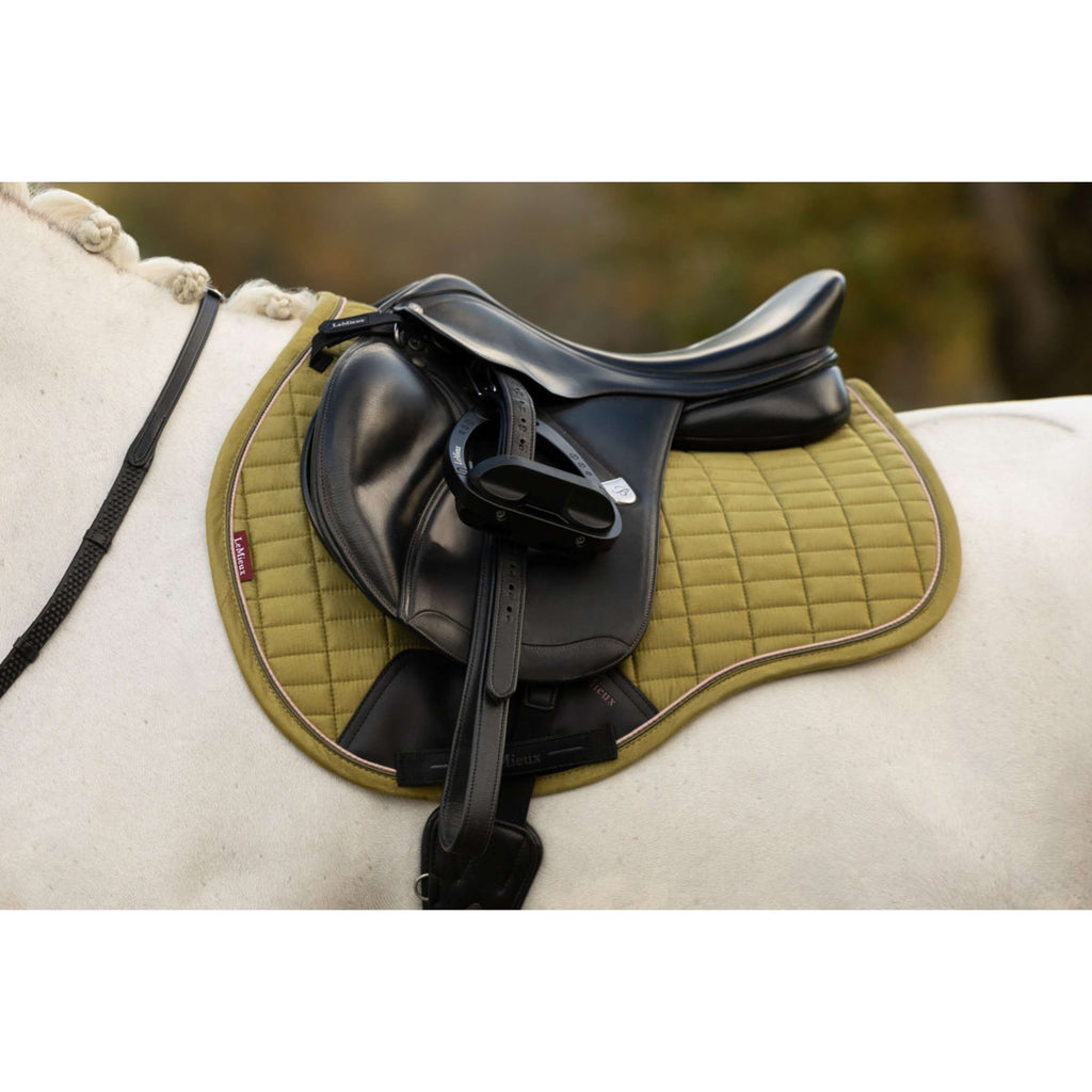 LeMieux Schabracke Suede Square Vielseitigkeit Gooseberry