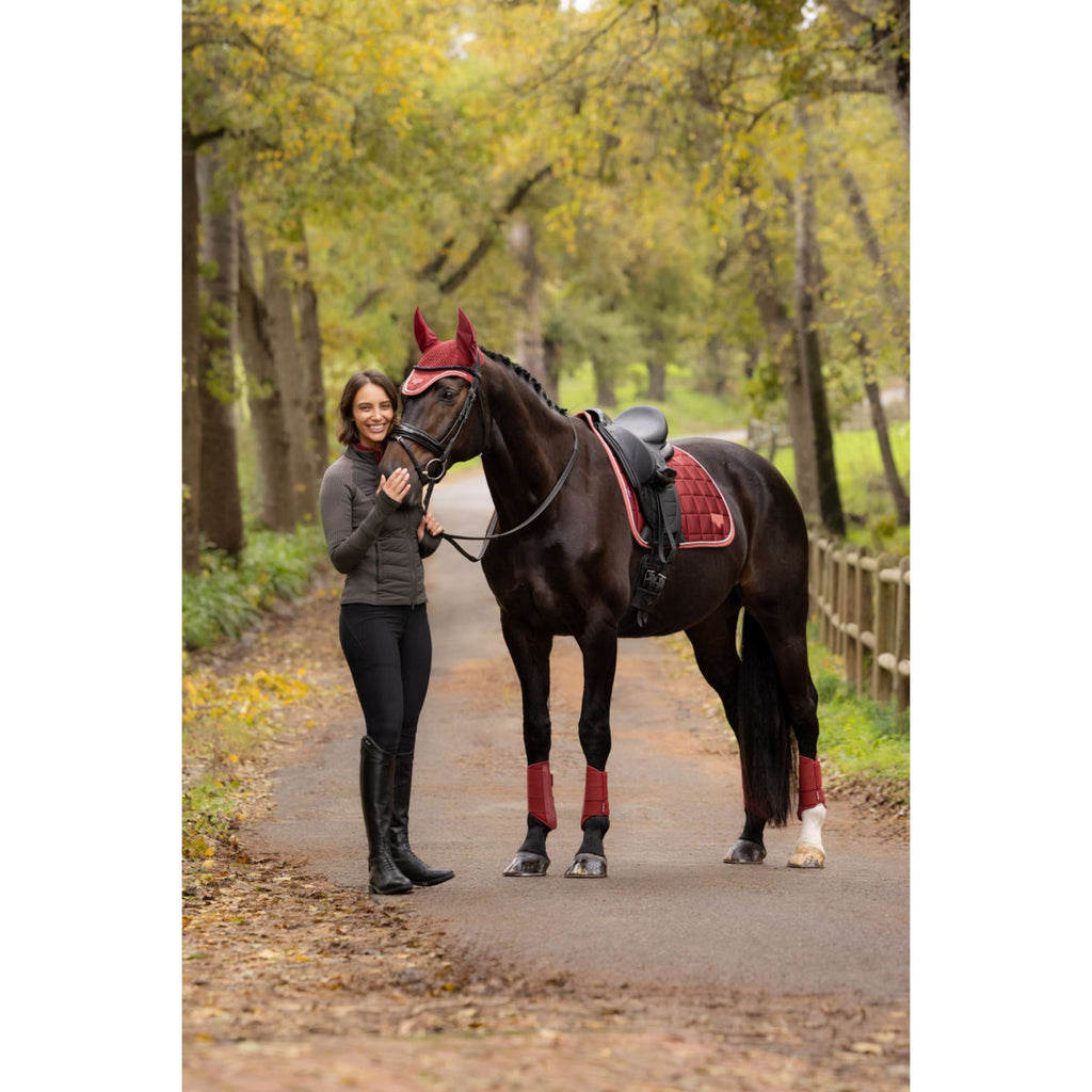 LeMieux Schabracke Loire Classic Square Dressur Russet