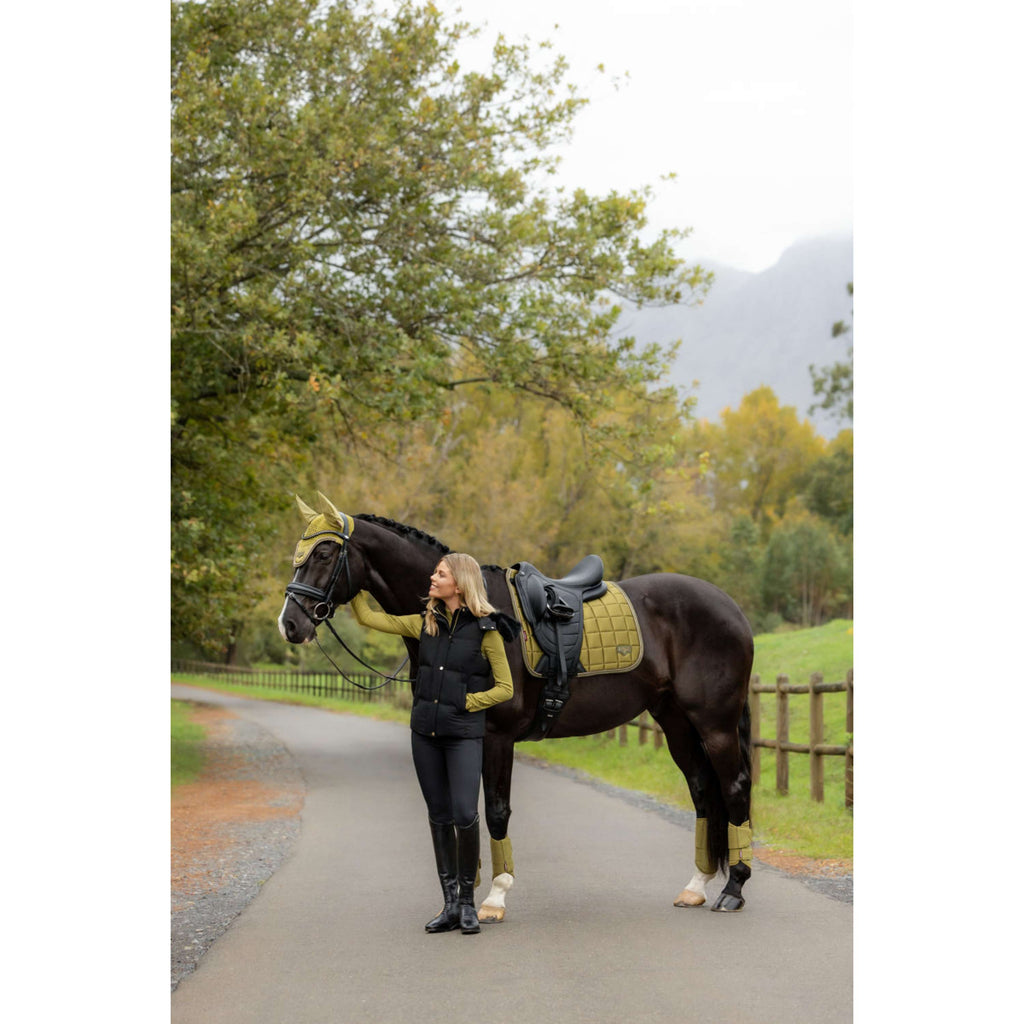 LeMieux Schabracke Loire Classic Square Dressur Gooseberry