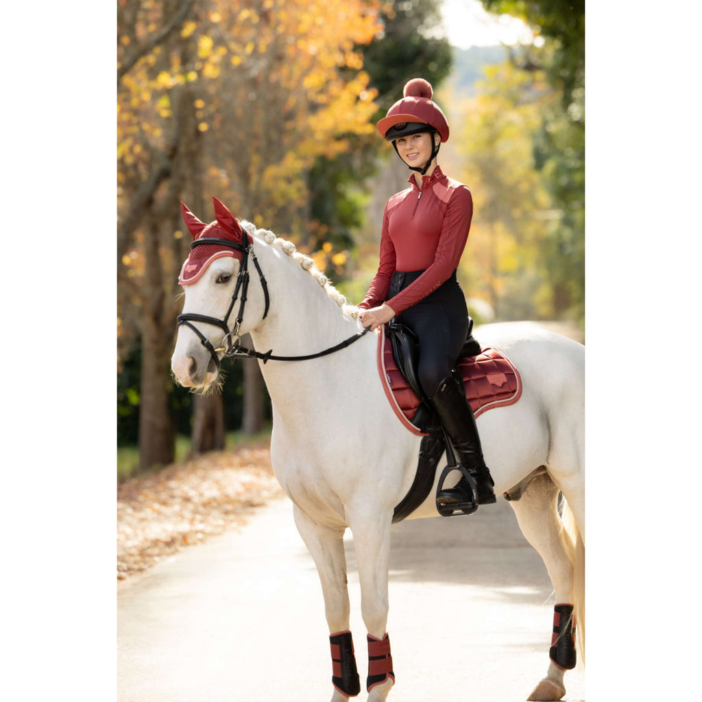 LeMieux Schabracke Loire Classic Square Vielseitigkeit Russet