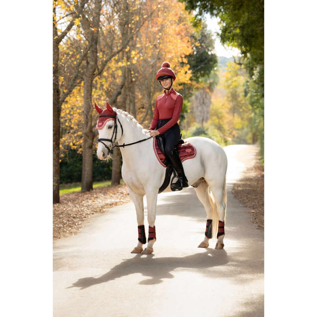 LeMieux Schabracke Loire Classic Square Vielseitigkeit Russet
