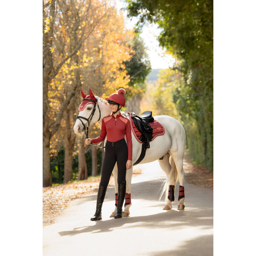 LeMieux Schabracke Loire Classic Square Vielseitigkeit Russet